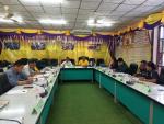 ดำเนินการประชุมคณะกรรมการติดตามเเละประเมินผลเเผนพัฒนา  เพื่อ