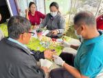 ดำเนินโครงการตรวจสารเคมีในเลือดกลุ่มเกษตรกร หมู่ที่ 1  บ้านป