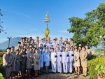 พิธีทำบุญตักบาตรถวายพระราชกุศล และถวายเครื่องสักการะเนื่องใน