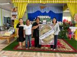 มอบพวงหรีดให้แก่ญาติสมาชิกกองทุนสวัสดิการผู้สูงอายุตําบลปะตง